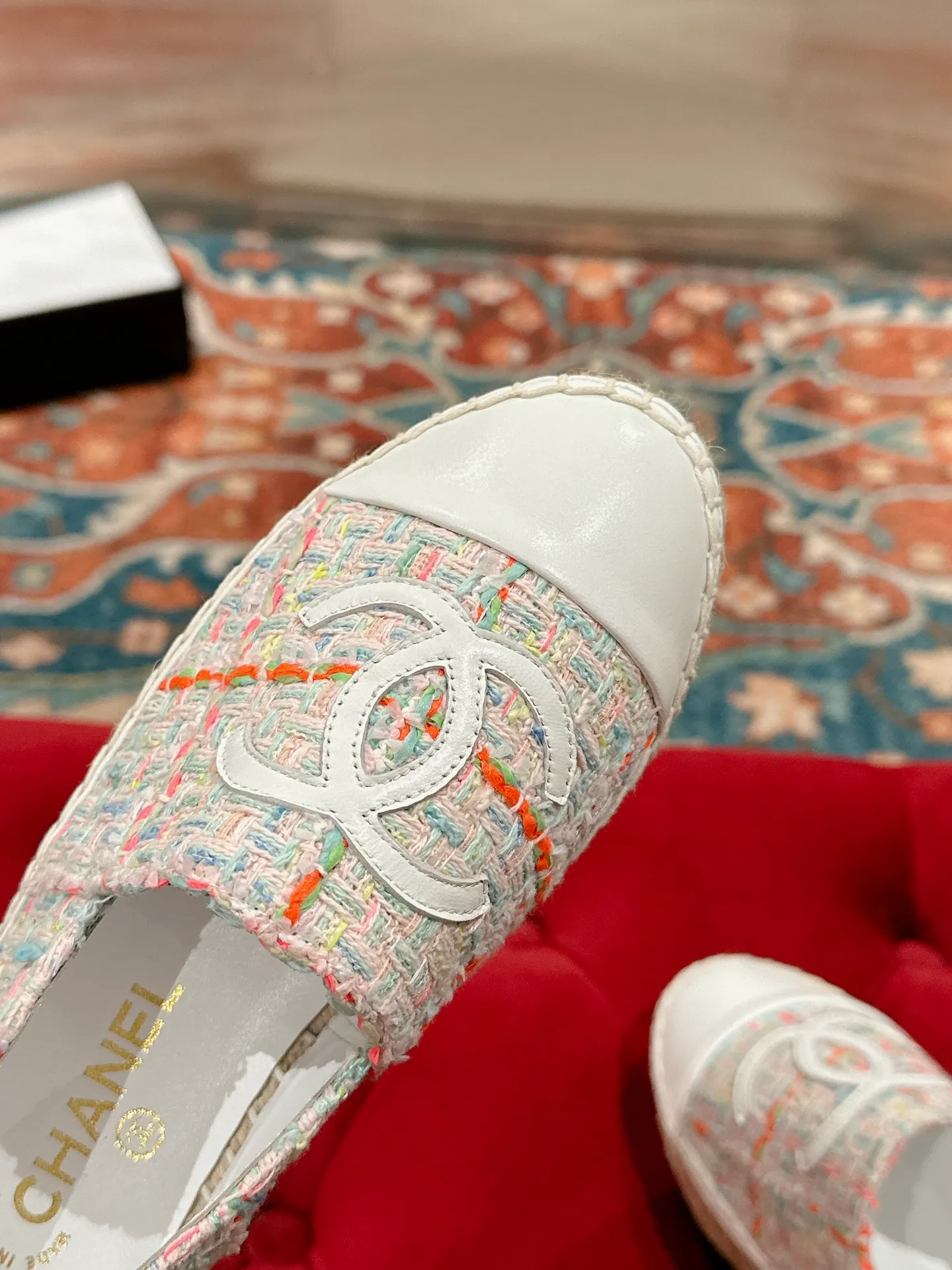 👟👟Ex-factory price 400👟👟 CHANEL 2024 early spring new fisherman shoes, top version 👏👏The inner pads are all made of original imported sheepskin! Code number: 35 - 40 (34.41.42 customized, non-returnable) standard code with full set of packaging
